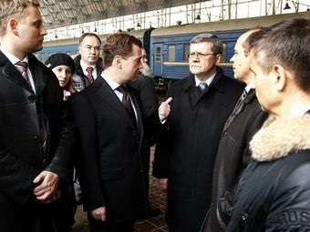 Medvedev, care nu a găsit un ofițer de poliție la stația Kiev, a cerut procurorului general