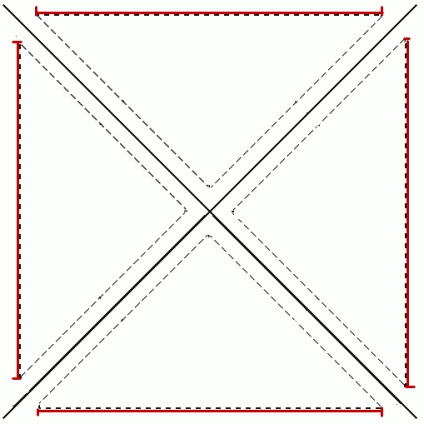 Metode de mozaic rapid - pătrate de triunghiuri