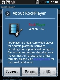 Privire de ansamblu asupra rockplayer-ului video player