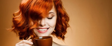 Culoarea părului Henna cu cafea, coffeecard