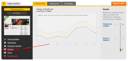 Operații cu domenii în sistem