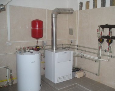 Încălzire - schimbător de căldură (lamelar), sistem cu cuptor de încălzire, auto-instalare