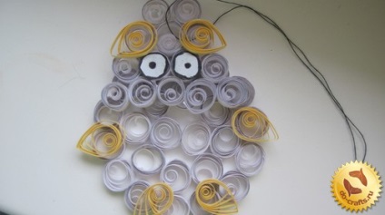 Lamb Quilling technikával, mesterkurzus saját kezűleg (inkrementális fotók)