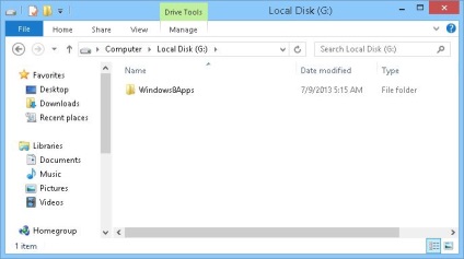 Mutarea aplicațiilor Windows 8 pe o altă unitate, ferestre pentru administratorii de sistem