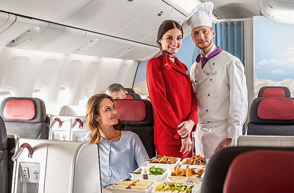 Alimentarea în avion - o prezentare generală a companiilor aeriene din lume