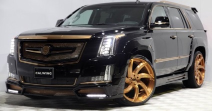 Защо черно и злато Cadillac escaladec уби на лукса