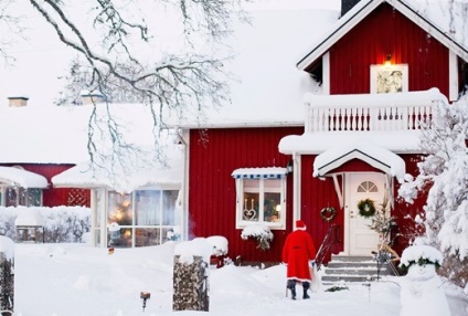 De ce case în stil roșu scandinav în Suedia