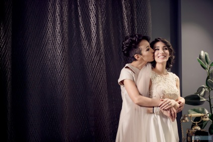 Sesiune foto de nunta de la mama si fiica lui Hasanova si Assel
