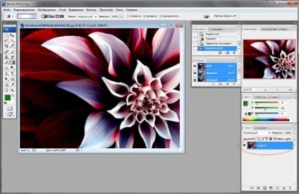 Lucrul cu straturi în Adobe Photoshop, platformă de conținut