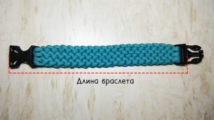 Dimensiunea brățării Paracord