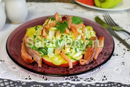 Salata de pește roșu - decora orice tabel de vacanță cu rețetă foto și video