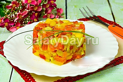 Salata de pește roșu - decora orice tabel de vacanță cu rețetă foto și video