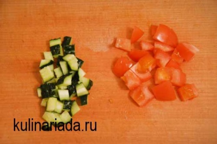 Salată cu inimă de pui și bucate de legume