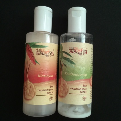 Șampon și balsam pentru păr colorat aaa herbale