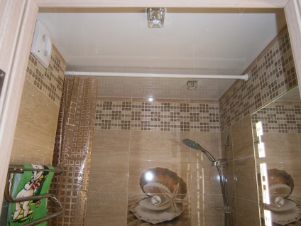Bar pentru perdele în colțul de baie și semicirculare, fotografie, design baie, interior,