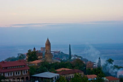 Sighnaghi - винената столица на Грузия се пътува как да получите този поглед, където да спи, че