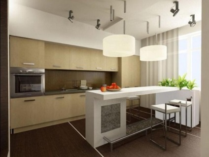 Sfaturi pentru crearea unui design cameră de zi combinată cu o bucătărie
