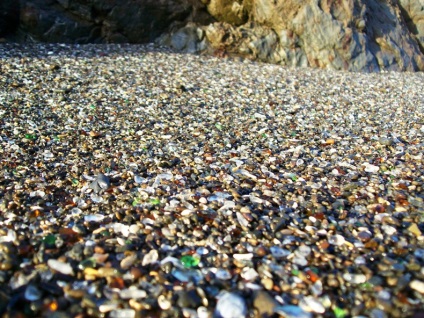 Plaja de sticlă (plaja din sticlă) Fort Bragg, California, SUA - portal turistic - lumea este frumoasă!