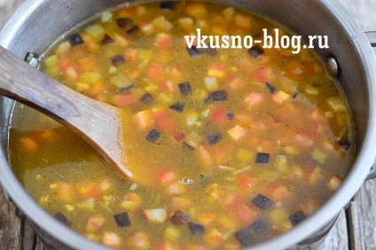 minestrone leves, a recept egy fotót