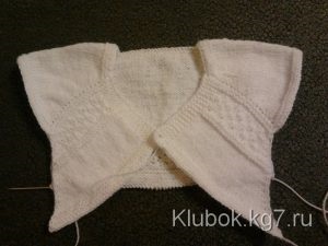 Tehnica de tricotat bolero pentru fete cu descriere și schemă