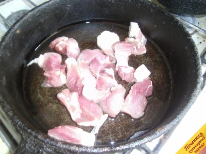 Cartofi roșii cu varză și carne (rețetă pas cu pas cu fotografie)