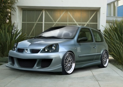 Tuning reno clio, reglaj exterior foto renault clio cu fotografie