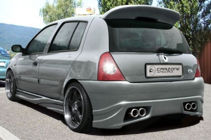 Tuning reno clio, reglaj exterior foto renault clio cu fotografie