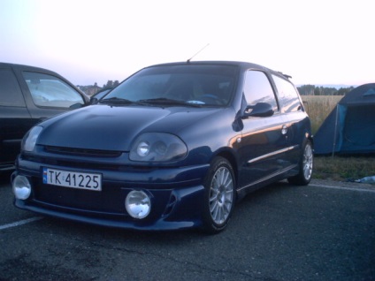 Tuning reno clio, reglaj exterior foto renault clio cu fotografie