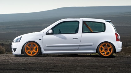 Tuning reno clio, reglaj exterior foto renault clio cu fotografie