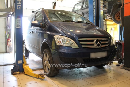 Scoaterea filtrului de particule de către mercedes-benz sprinter 2