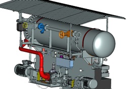 Unsm-15, instalarea unui canal de petrol negru, ulei și alte uleiuri minerale deosebit de vâscoase de pe calea ferată