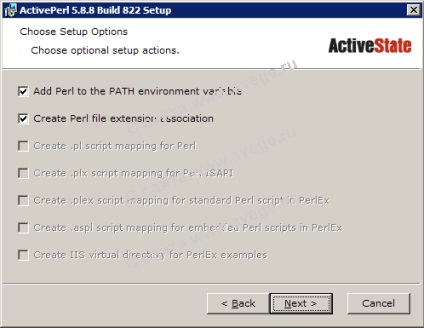 Instalarea activeperl