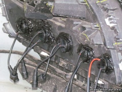 Instalarea luminilor de funcționare în timpul zilei pentru mazda 6 gh, luminile de funcționare sho-me drl-502 Mazda 6 din 2008