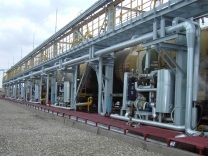 Instalații pentru evacuarea uleiului din cesiu, încălzitor de combustibil lichid