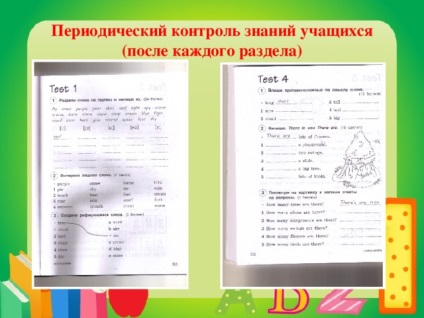 Tipuri de control al cunoștințelor studenților în clasele de engleză din clasele primare - engleză,