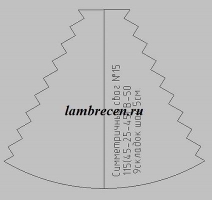 Modele de lambrequins cu perekidami - model asimetric arunca, cum se construiesc draperii