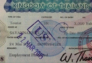 Thaiföldre irányuló vízumok az oroszok számára