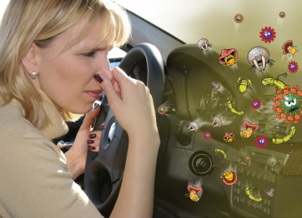 Minden, ami a szag az autóban, és az ő befolyása autós ellátásokat