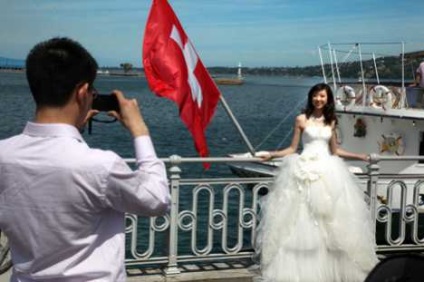 Genf házigazdája hatalmas kínai esküvő, a svájci hírek orosz