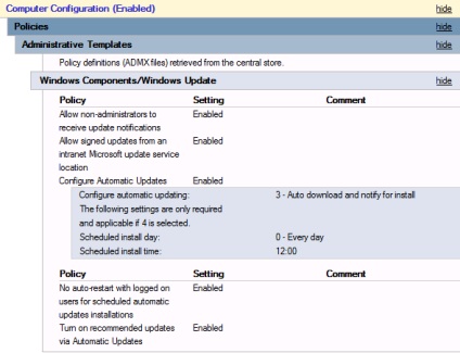 Wsus - gestionarea clienților utilizând preferințele de politică de grup - blog-it-kb