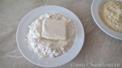Brânză prăjită, o rețetă cu o fotografie de brânză prăjită.