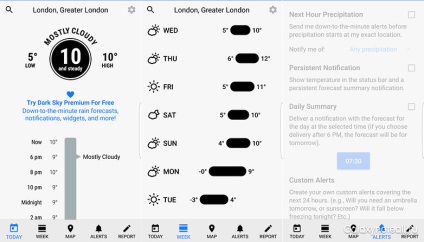 10 cele mai bune aplicații și widget-uri vreme pentru Android