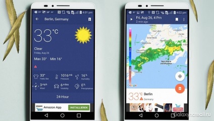10 cele mai bune aplicații și widget-uri vreme pentru Android