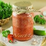 Adzsika majonézes egy téli recept paradicsom és paprika