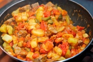 Azu tatár tradicionális turn-alapú recept fotóval