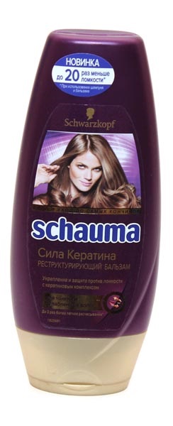 Balsam clătiți shauma shauma păr 200ml puterea de cheratină, înghiți chimicale de uz casnic și