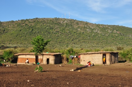 Satul tribului Masai