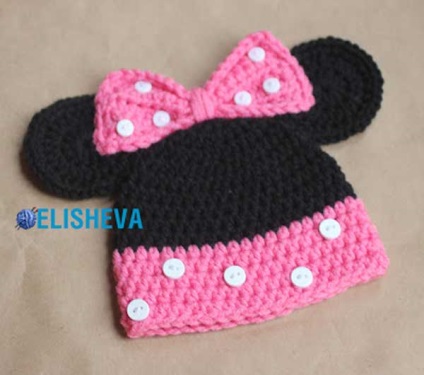 Baby cap Mickey Mouse și designer Minnie Mouse sarah, Crocheted, Blog