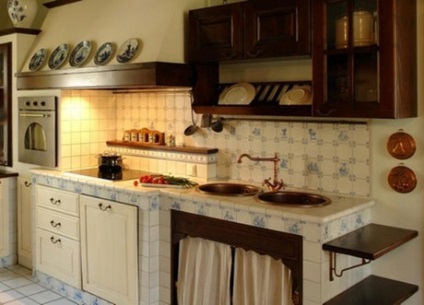 Proiectarea bucătăriei în stil vintage liniștea antichității într-un interior modern