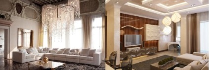 Design de cameră de zi de iluminat utile detalii în interior, fotografie